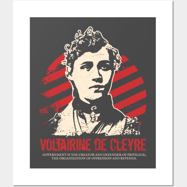 Voltairine de Cleyre - Anarchists Wall Art by dan89